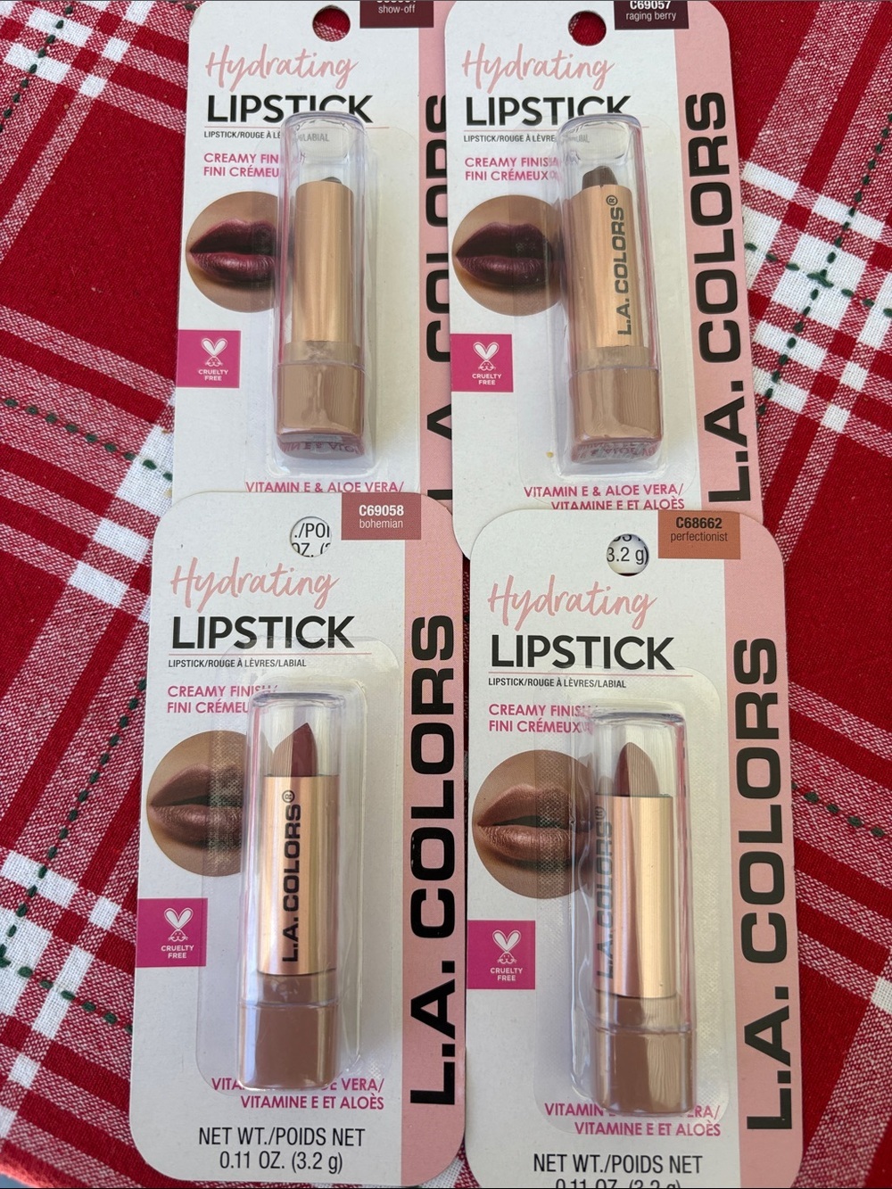 L.A. Colors Hydrating Lipstick Bundle